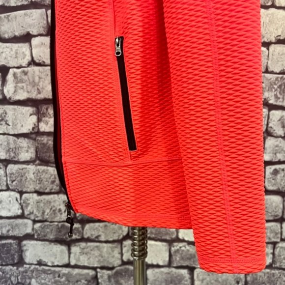Talbots Orange & Black Long Sleeve Zip Up Jacket Size XS - Picture 6 of 10